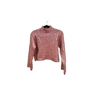 NWT! Metallic ZARA Kids Pullover Knit Sweater